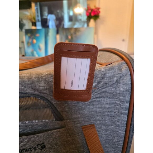 Mr. Peanut's Airline Approved Soft Sided Pet Carrier Small Dog Puppy Cat Kitten - Picture 14 of 16